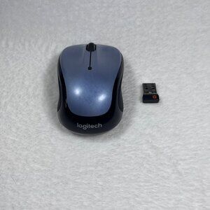 Blue Logitech Optical Compact Mouse M325